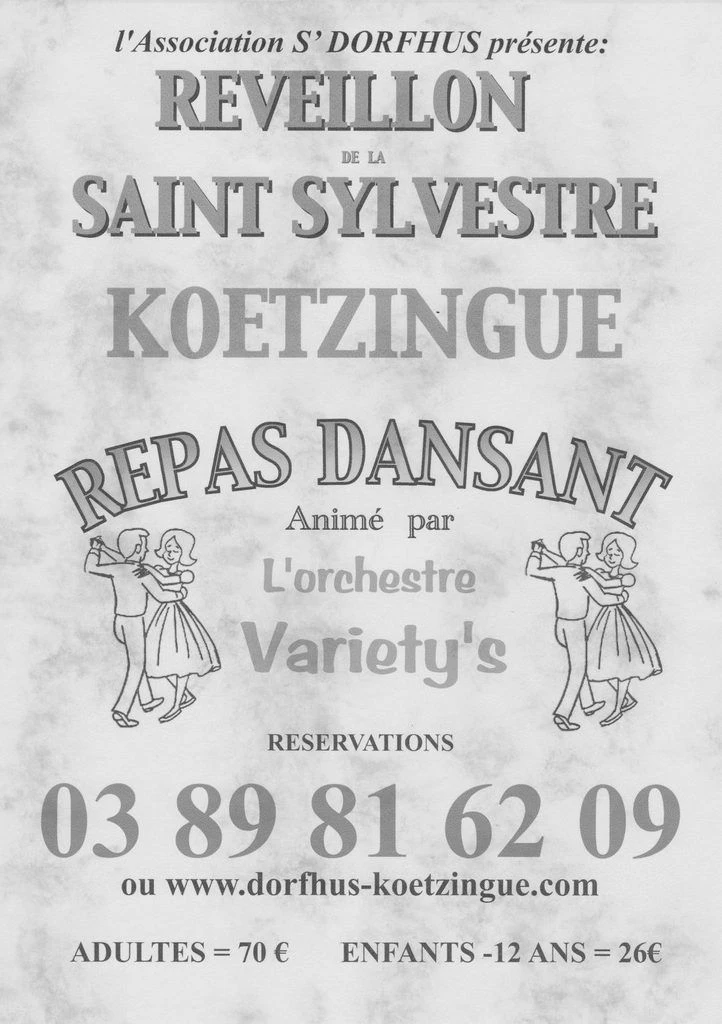 Réveillon 2015 au Dorfhus de Koeztzingue