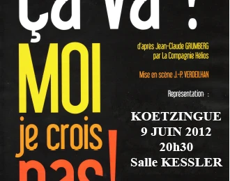 ça va ? Moi je crois pas ! le 9 juin 2012